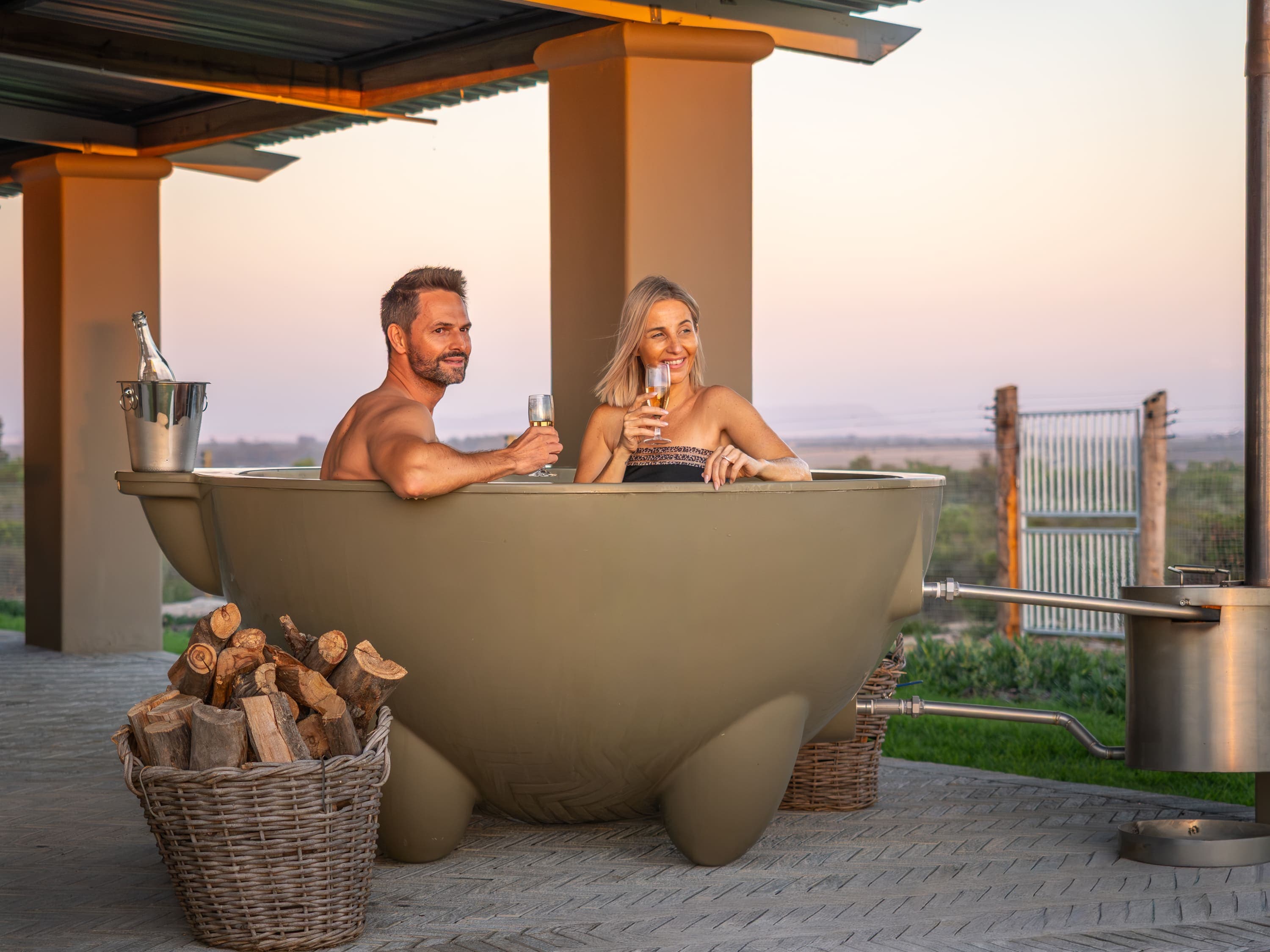 Panoramic view of African landscapes